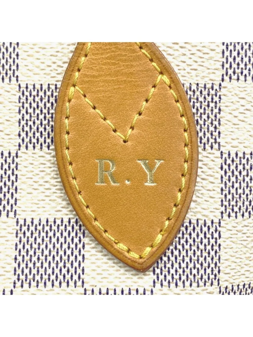 Louis Vuitton Tote Damier Azur Neverfull MM White